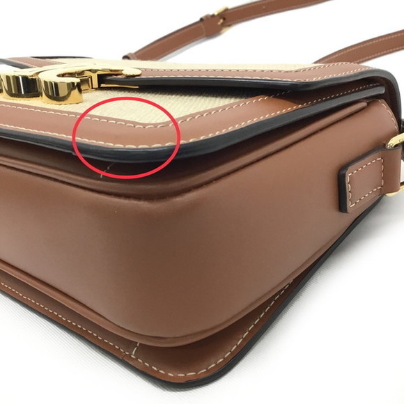 Celine Triomphe Shoulder Bag Brown - Picture 11 of 16